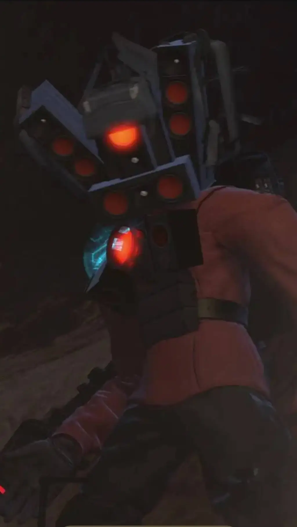 ai character: Titan speakerman background