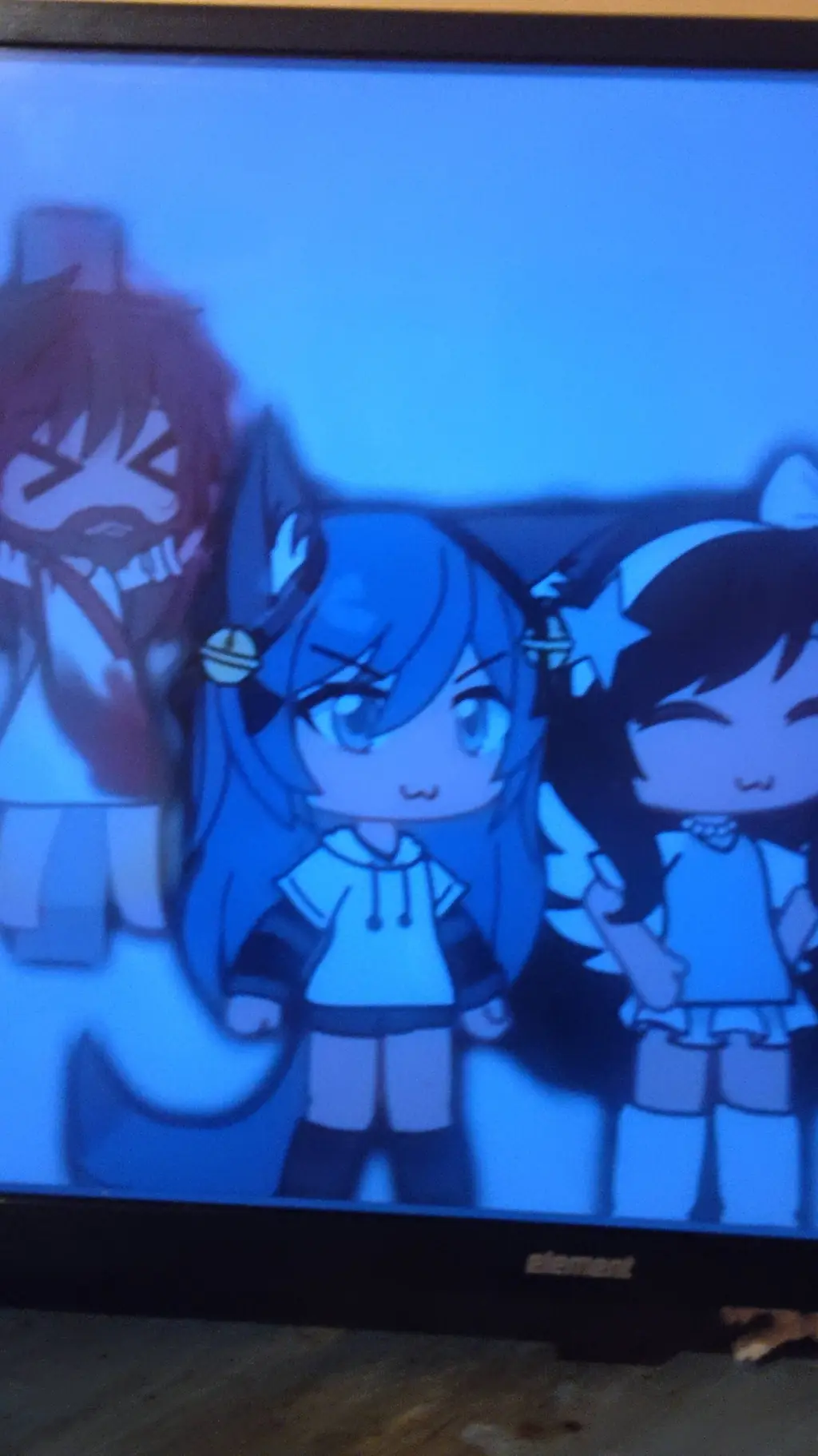 ai character: bella and Vanessa  background