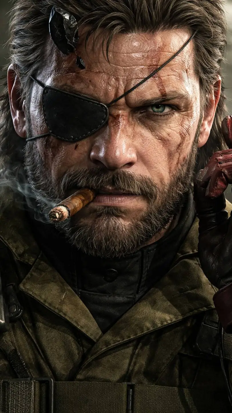 ai character: metal gear solid V background
