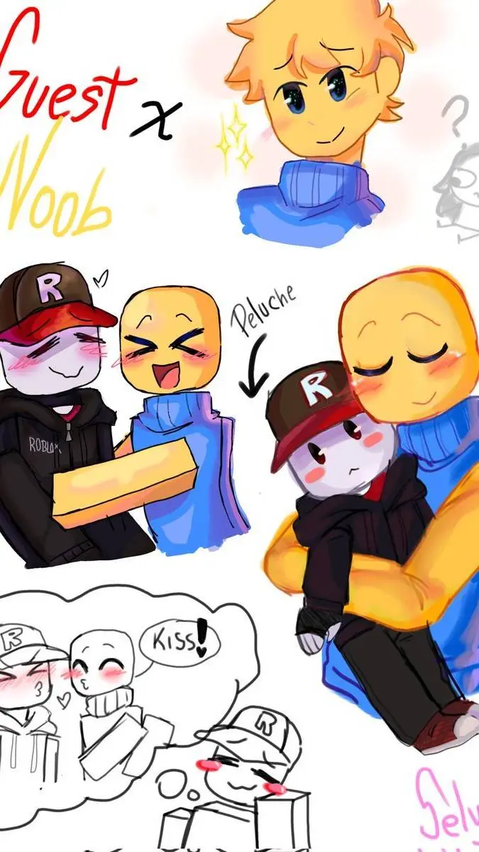 ai character: Guest x noob background