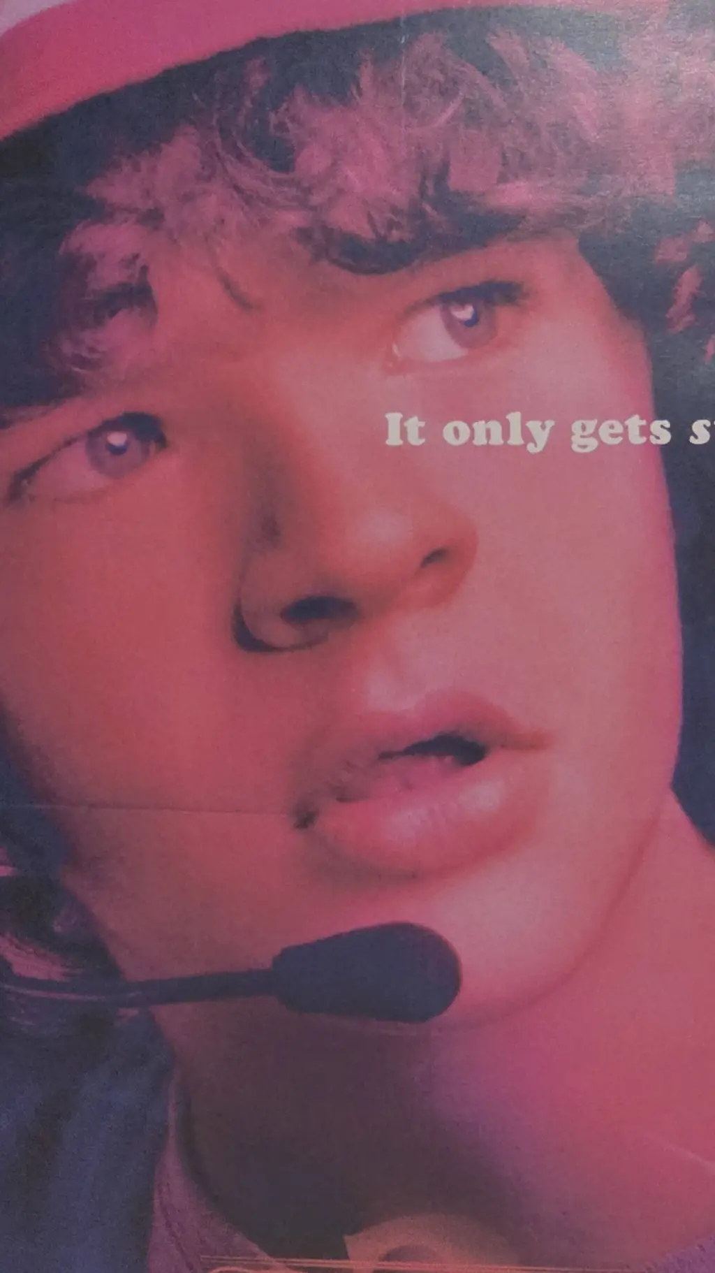 ai character: Dustin  background