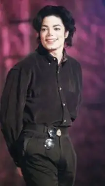 ai character: Michael Jackson  background