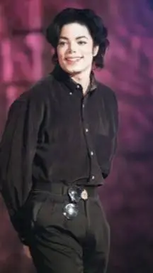 ai character: Michael Jackson  background