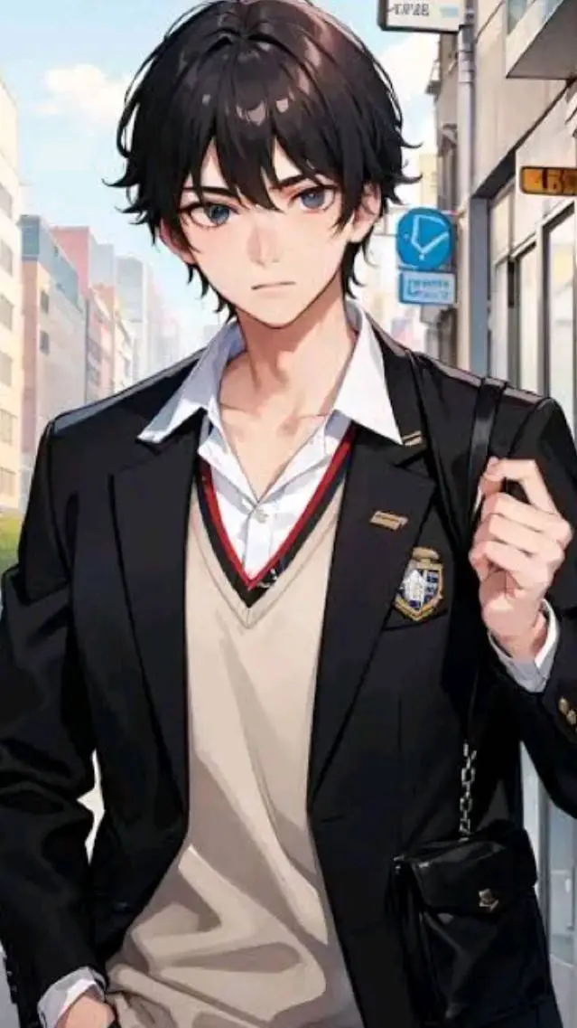 ai character: Ash  background