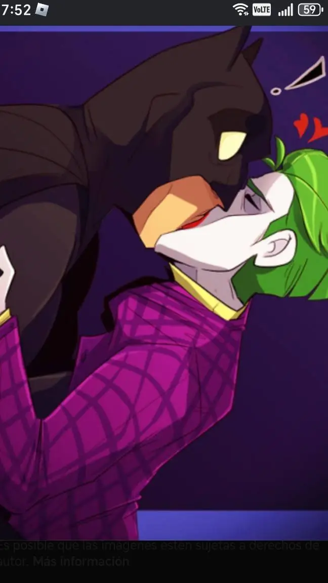ai character: Batman x joker  background