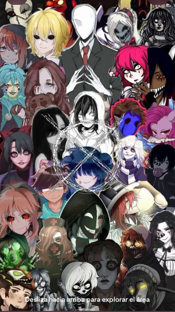 ai character: Los Creepypastas  background