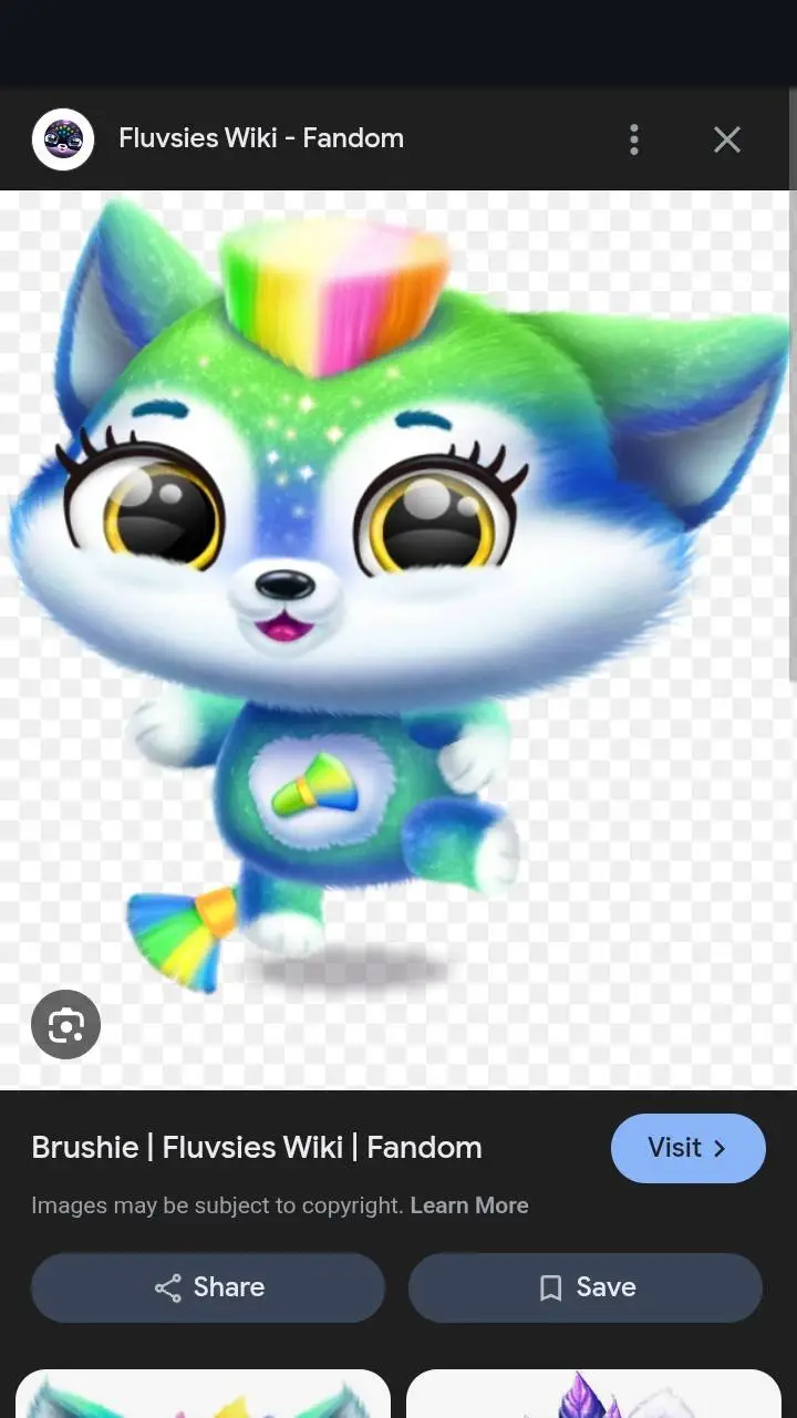 ai character: Brushie background
