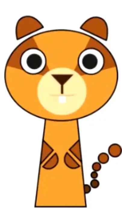 ai character: sprunki chipmunk background