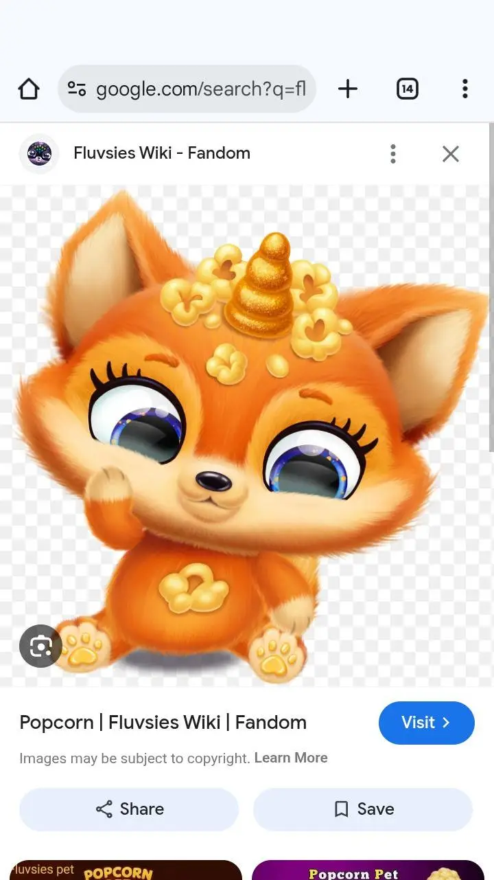 ai character: popcorn background