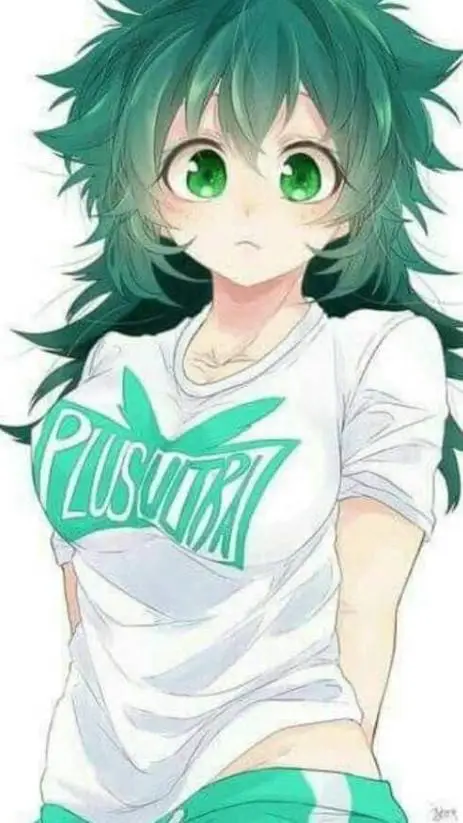 ai character: deku × bakugo background