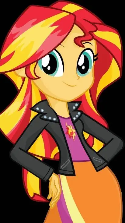 ai character: Equestria girls  background