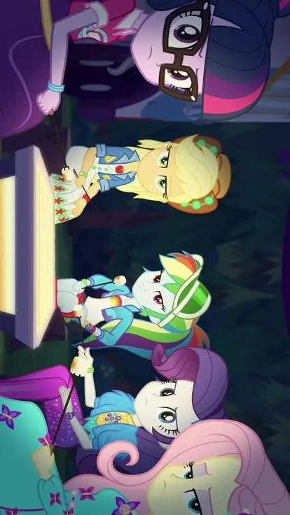 ai character: EQUESTRIA GIRLS  background