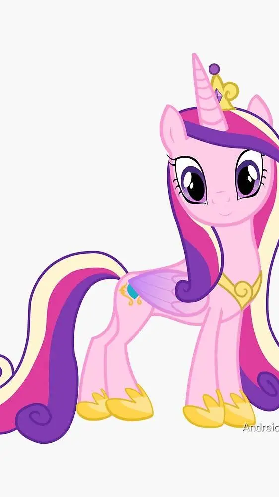 ai character: PRINCESS CADANCE  background