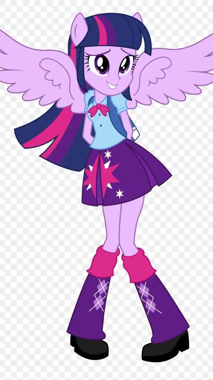 ai character: TWILIGHT SPARKLE background