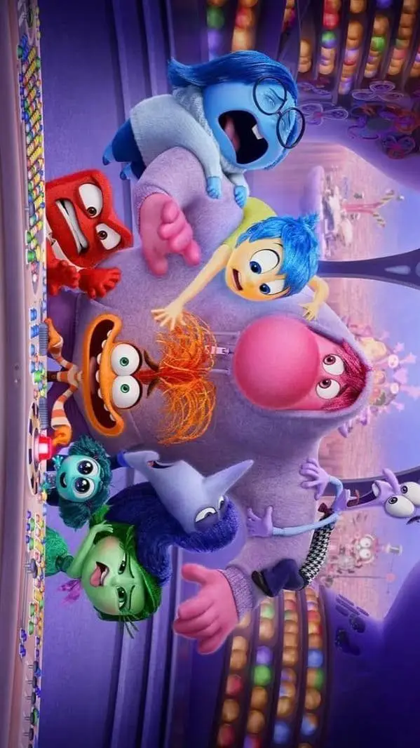 ai character: INSIDE OUT 2  background