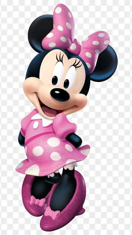 ai character: MINNIE MOUSE background