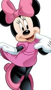 ai character: minnie mouse  background