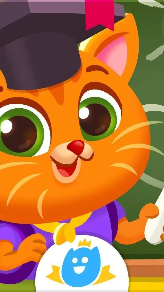 ai character: bubbu school pets background