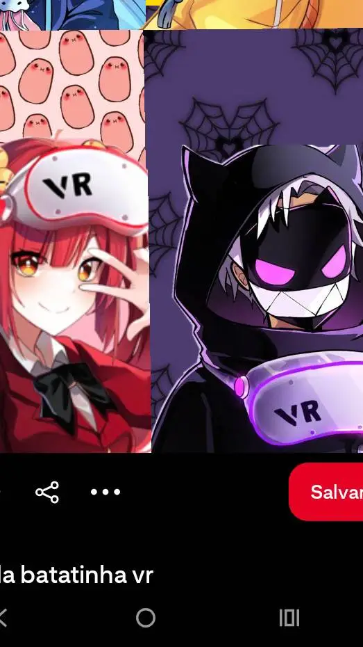 ai character: Batata e YuYu background