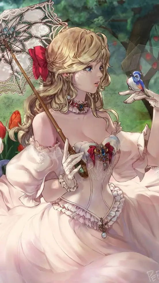 ai character: Tu amiga Lily🩷 background