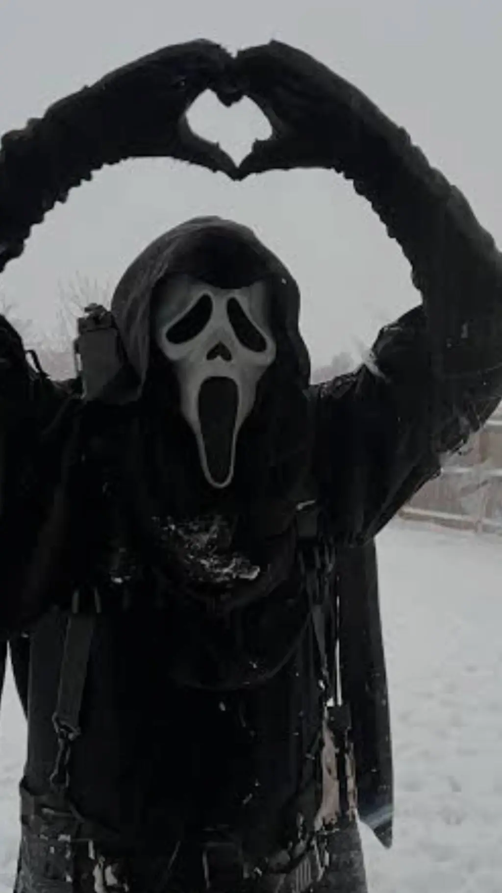 ai character: ghostface background