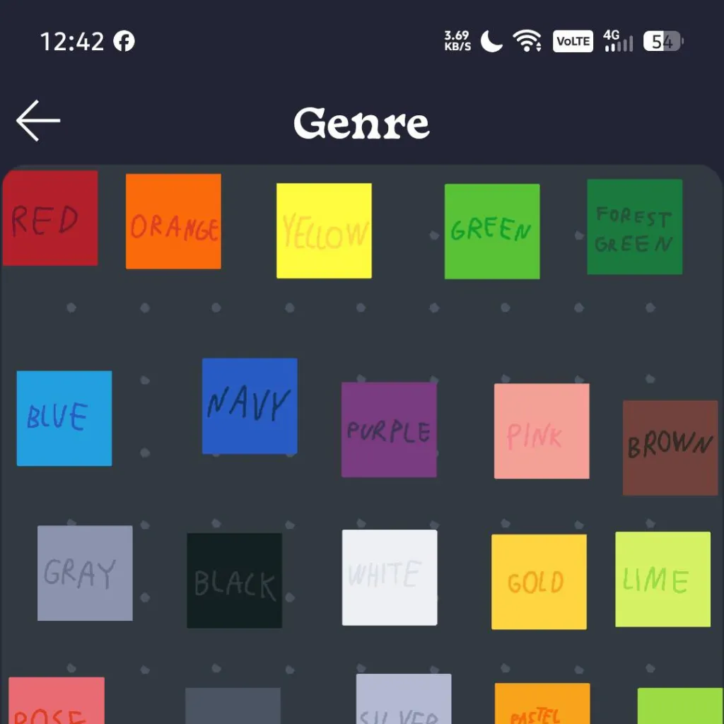 chat with ai character: colors