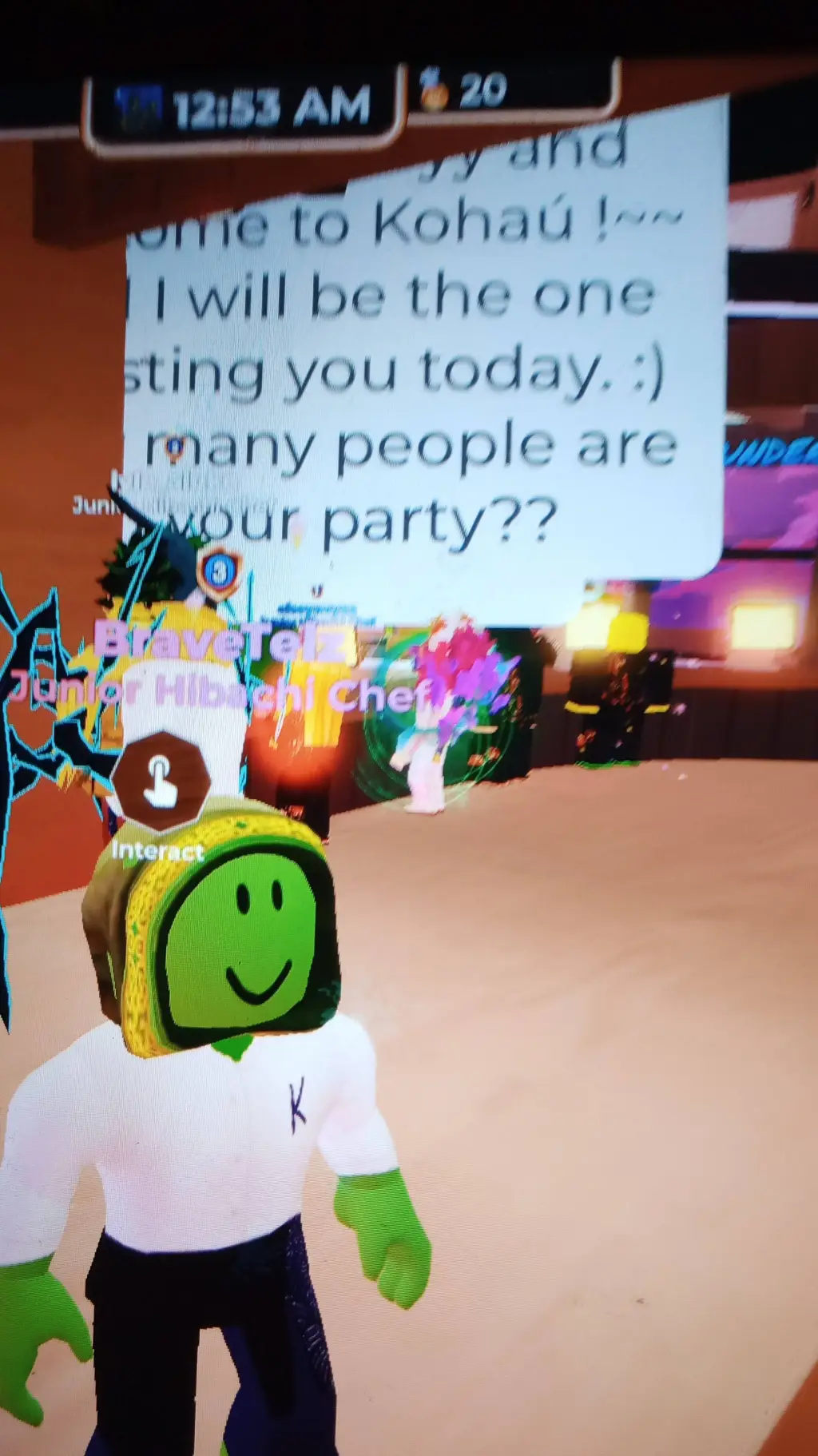 ai character: kohaú background