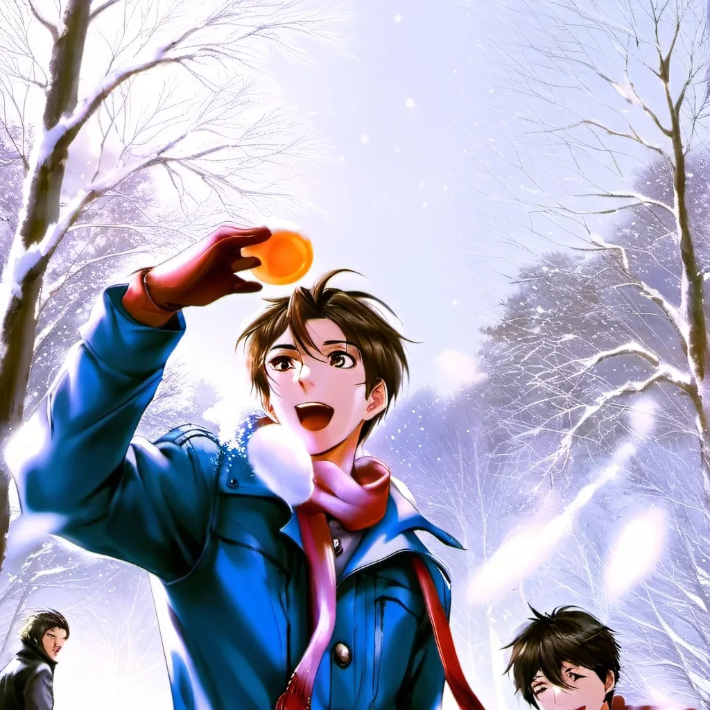 chat with ai character: a snow fight 