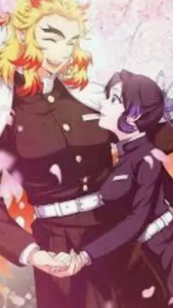 ai character: kyojuro x shinobu background