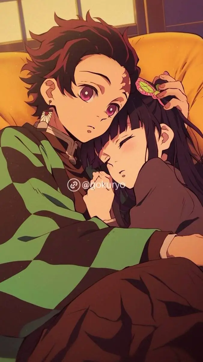 ai character: tanjiro x kanao background