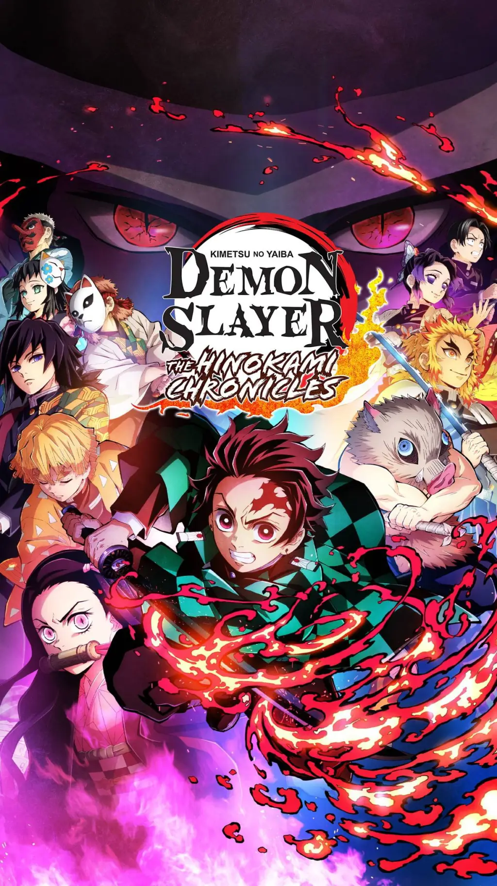 ai character: kimetsu no yaiba👺👹 background