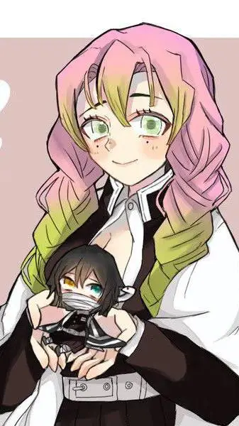 ai character: ❤mitsuri kanroji❤ background