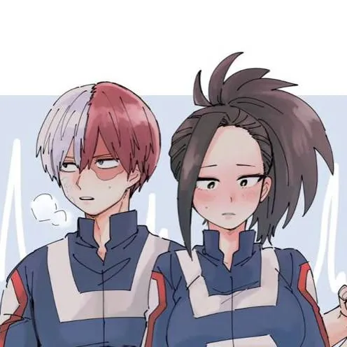 chat with ai character: ❄🔥shoto x momo💵