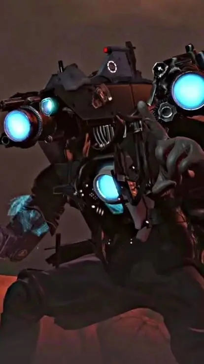 ai character: Titan cameraman background