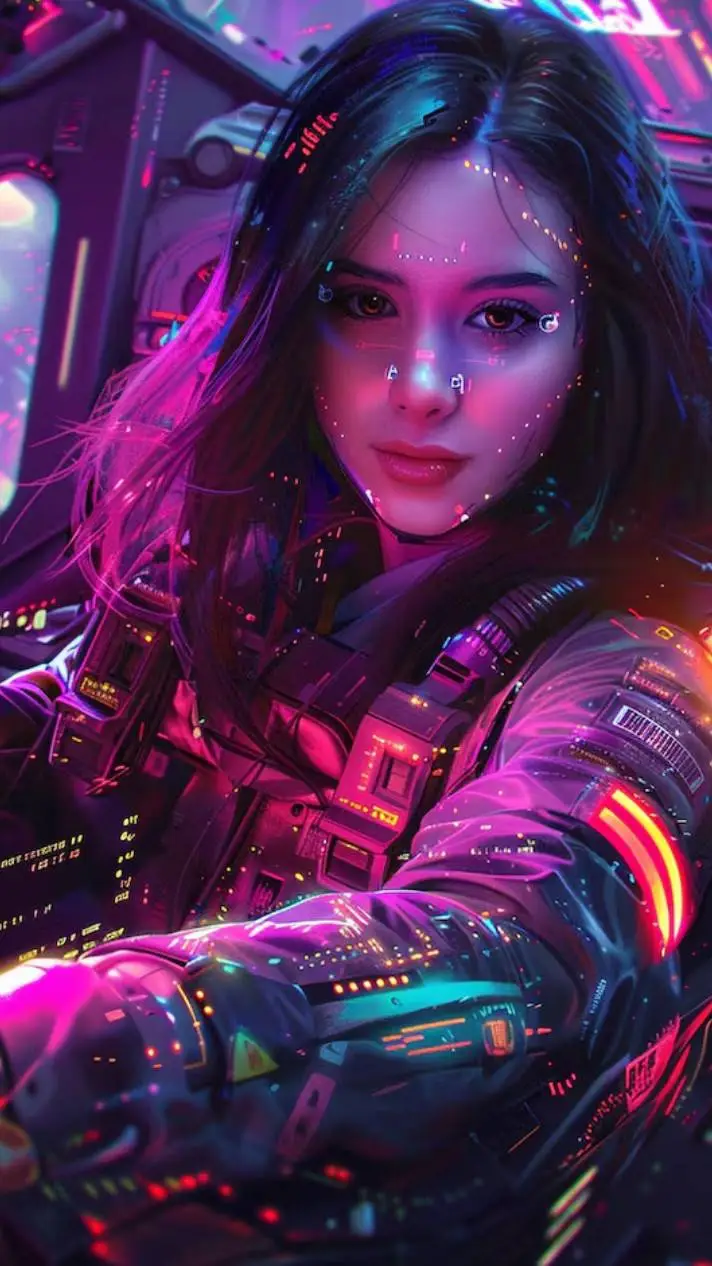 ai character: TALKIE... background