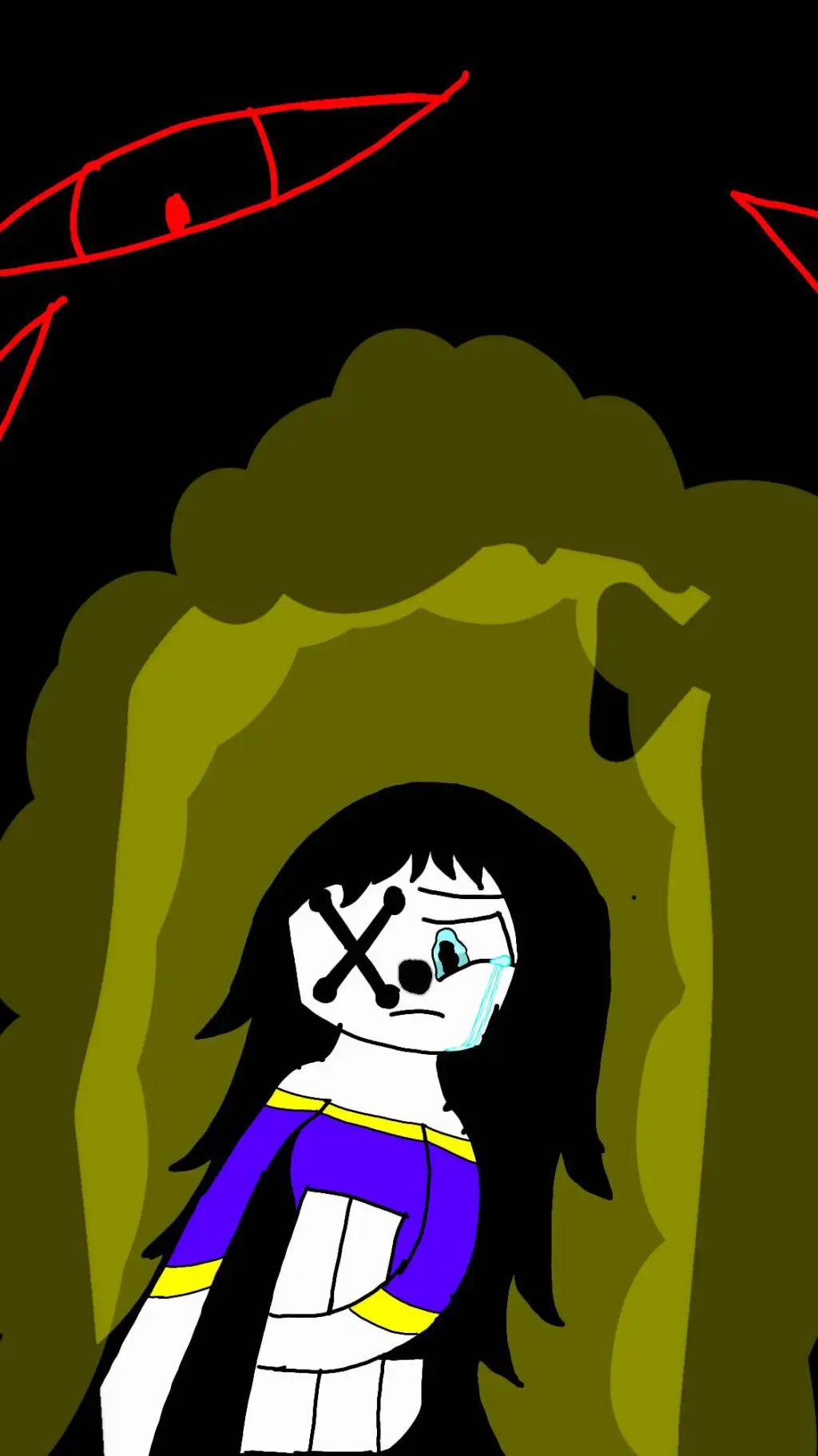 ai character: I'mSoTired..... background