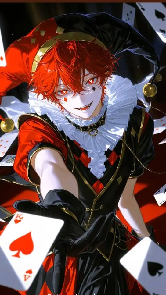 ai character: {Havoc Harlequin}~ background