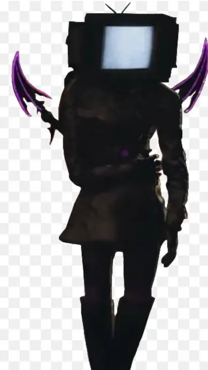 ai character: sus tv woman background