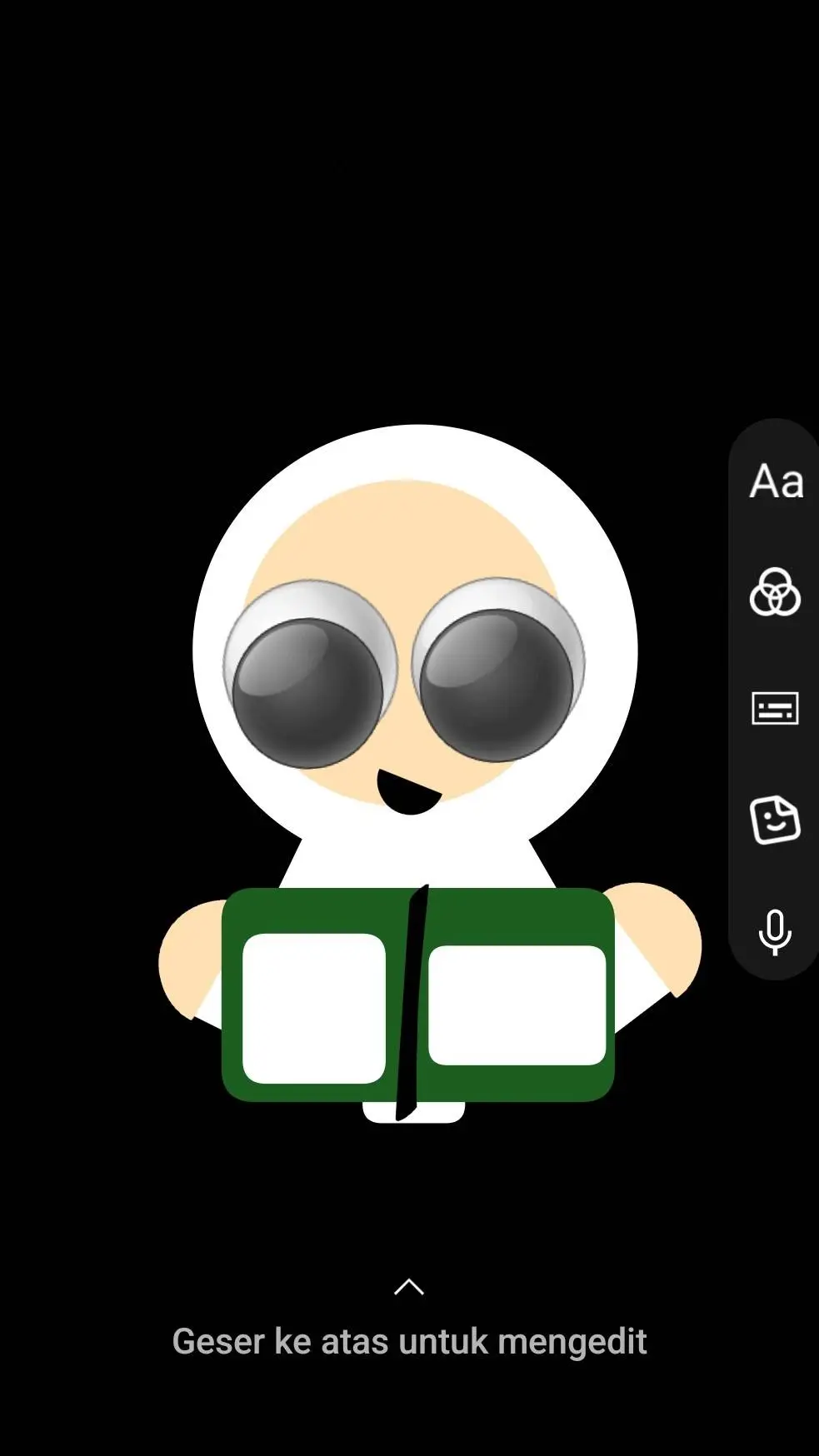 ai character: melly-chan background