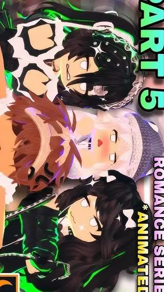 ai character: shy hearts background