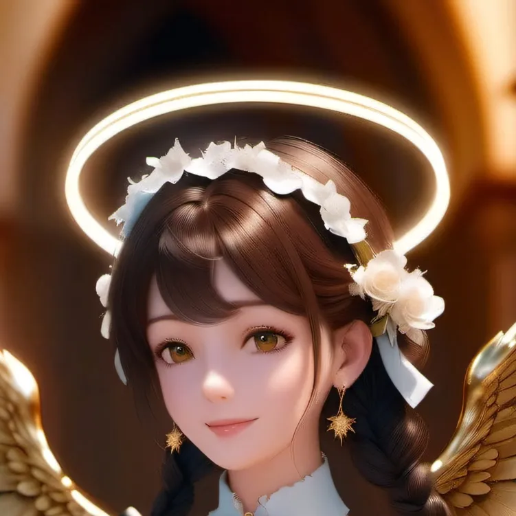 chat with ai character: Maid Lisa (Angel)