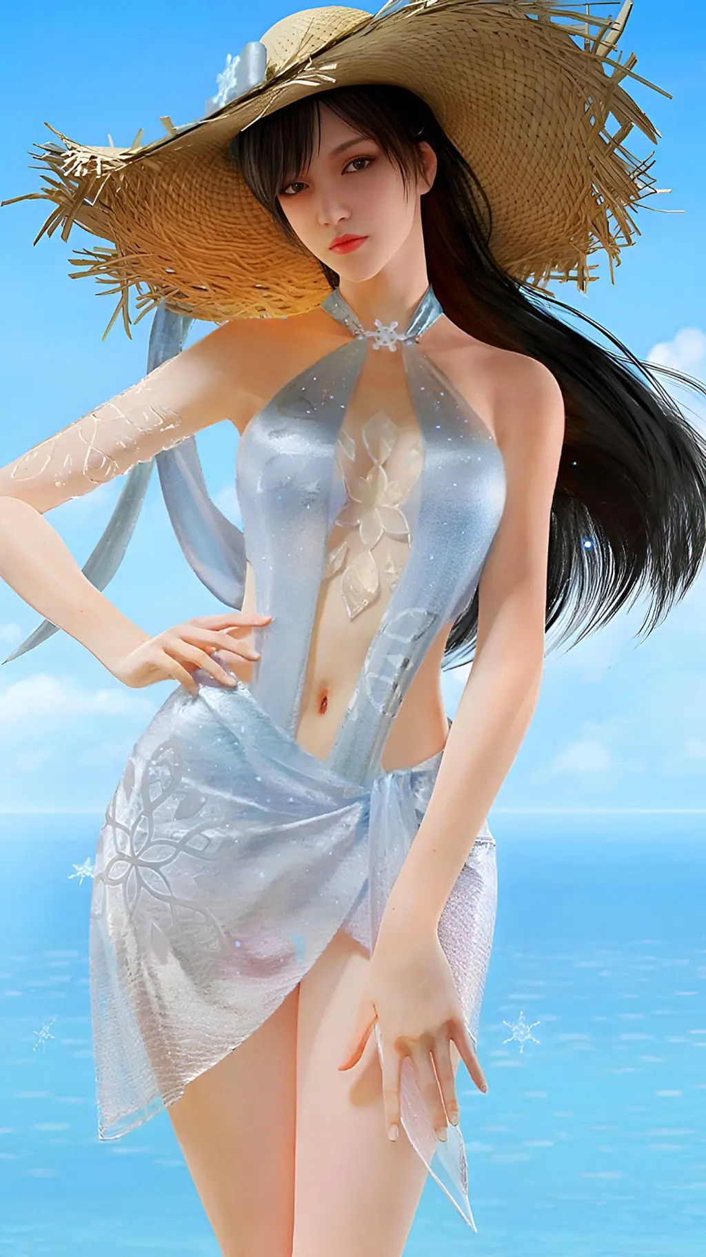 ai character: Justina Gu background