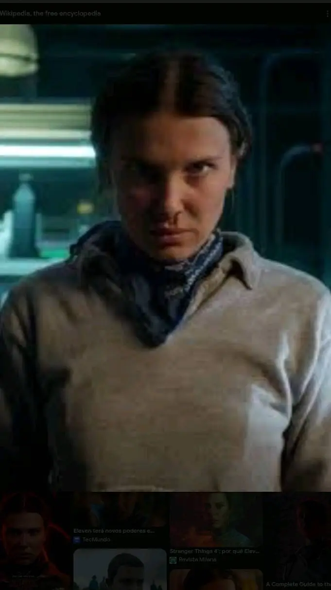 ai character: Stranger Things background