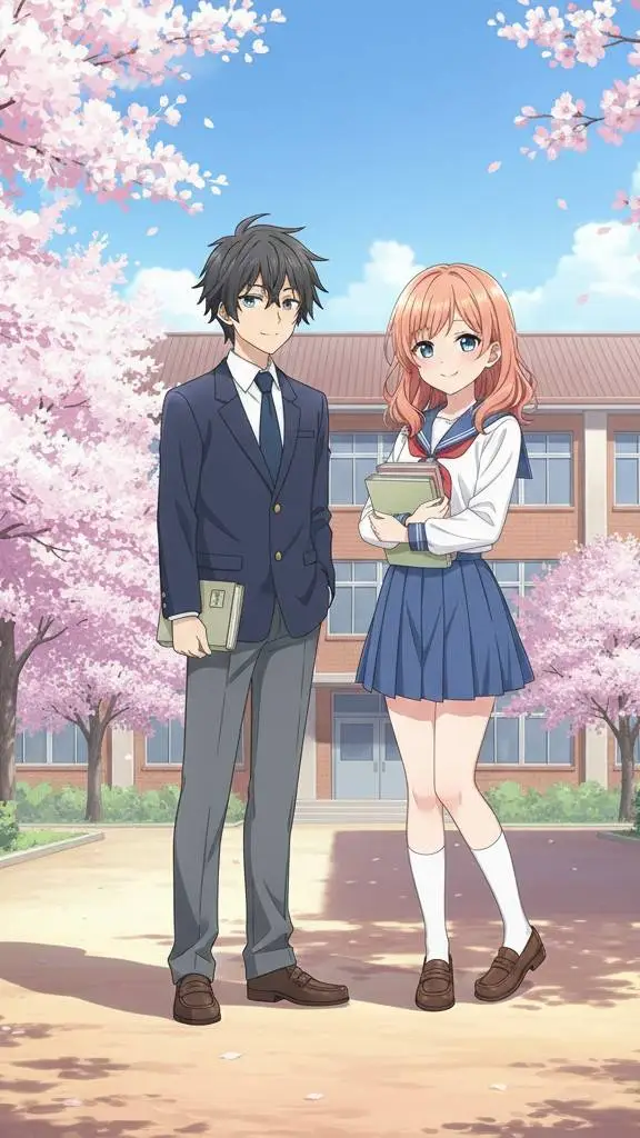 ai character: Aika natsukawa background