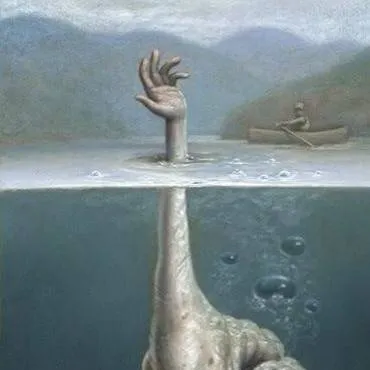 chat with ai character: Sea monster hand