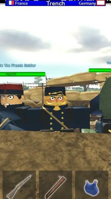 ai character: shell shock background