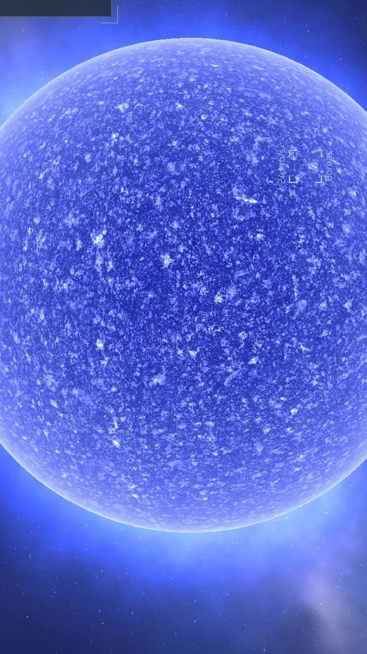ai character: Solar system  background