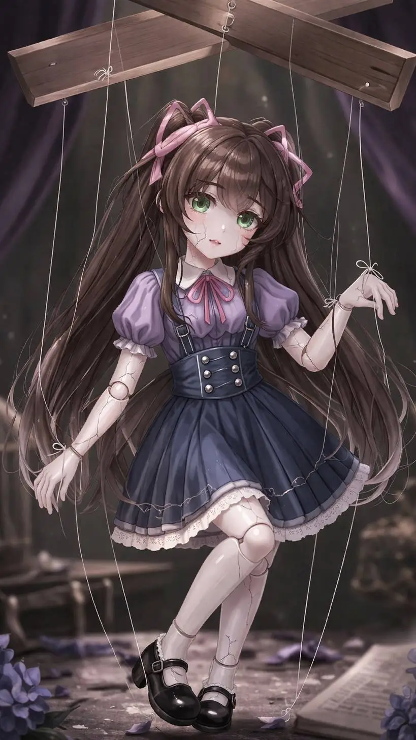 ai character: Everlyn Evergreen background