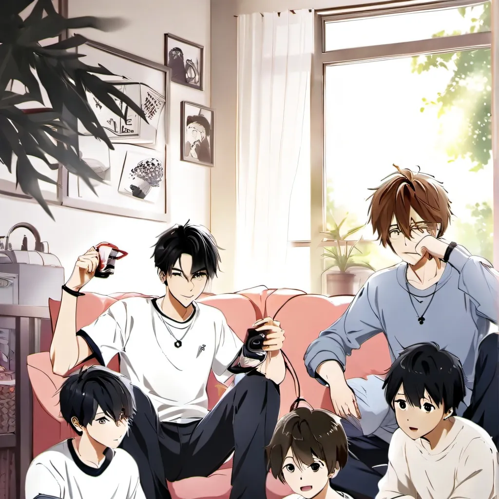 chat with ai character: sleep over 