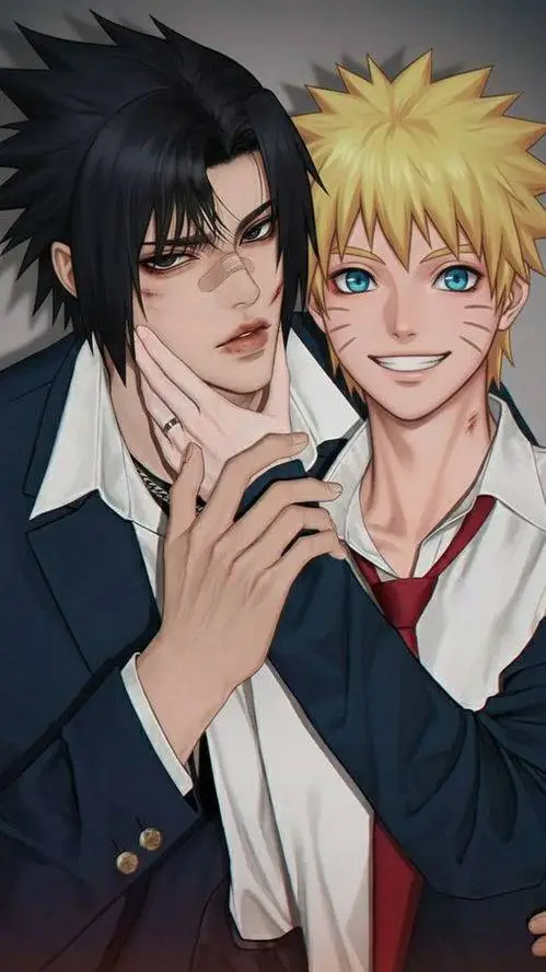 ai character: Sasuke X Naruto background